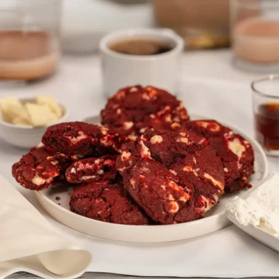 Galleta Red Velvet en Chihuahua con crema de queso artesanal